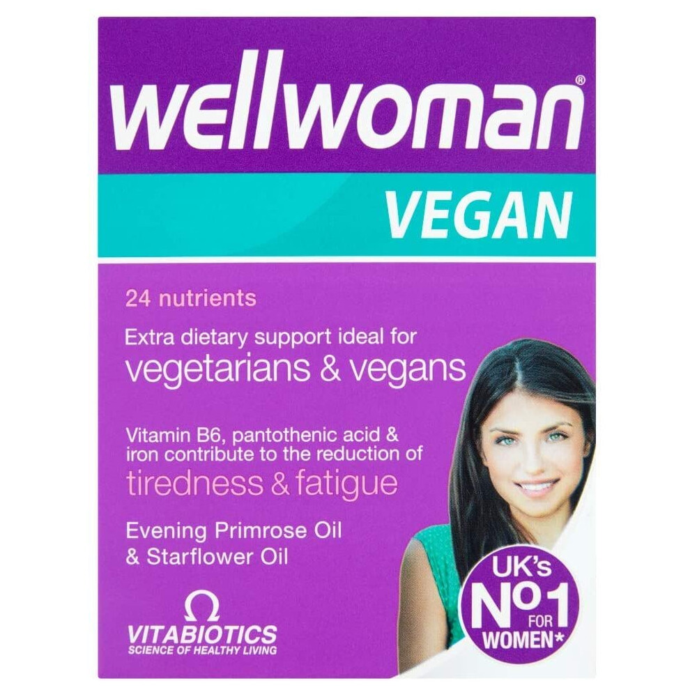 Wellwoman Vitabiotics Vegan Tablets 60S