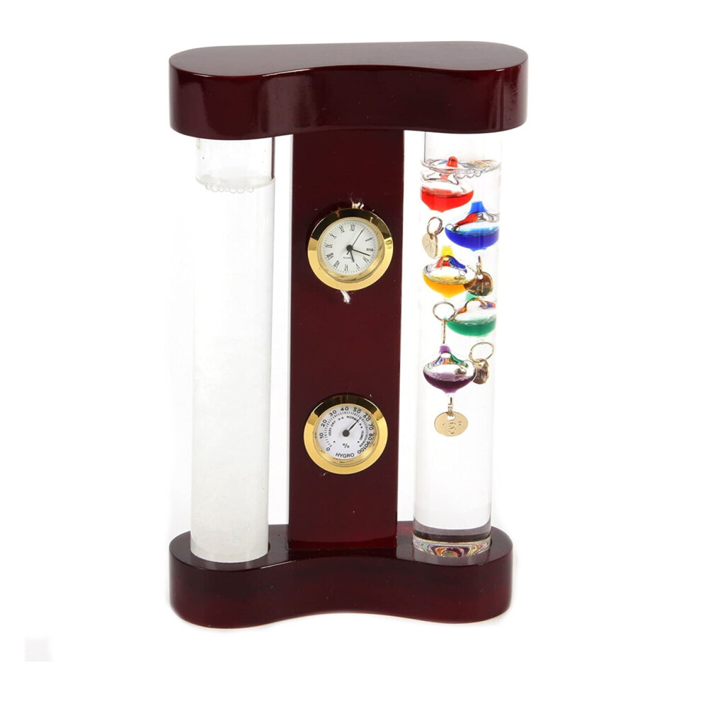 W.m Widdop Galileo Thermometer & Storm Glass Desk Decor 5017224712799