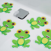 Anti Slip Kids Bath Stickers Friendly Frog (5x Pack )
