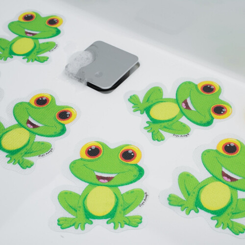Anti Slip Kids Bath Stickers Friendly Frog (5x Pack )