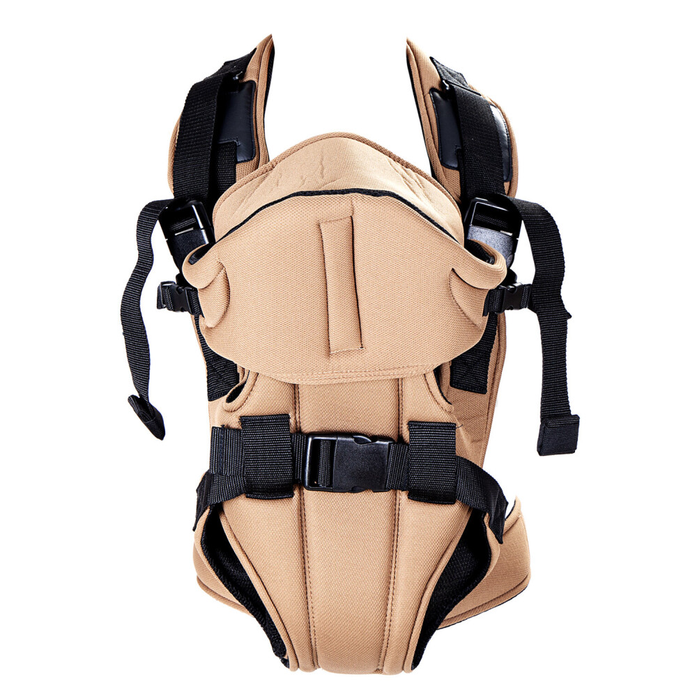 (Brown) Babyplus 2in1 Baby Carrier with Backpack Function