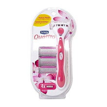 Schick Quattro for Women Value Pack with 1 Razor and 4 Razor Blade Refills