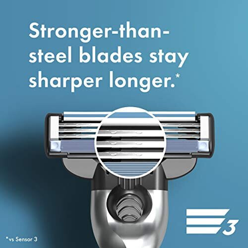 Gillette Gillette Mach3 Men's Razor Handle + 2 Blade Refills 2