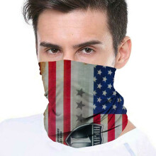 (American Eagle) Bandana Face Covering Mask Biker Tube Snood Scarf Neck Cover
