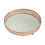 Copper Coloured Mirror Candle Plate 1