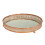 Copper Coloured Mirror Candle Plate 2