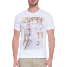 (L) DIESEL T JOE RV 100 Mens T-Shirt Short Sleeve Ribbed Top Summer Casual White Tee