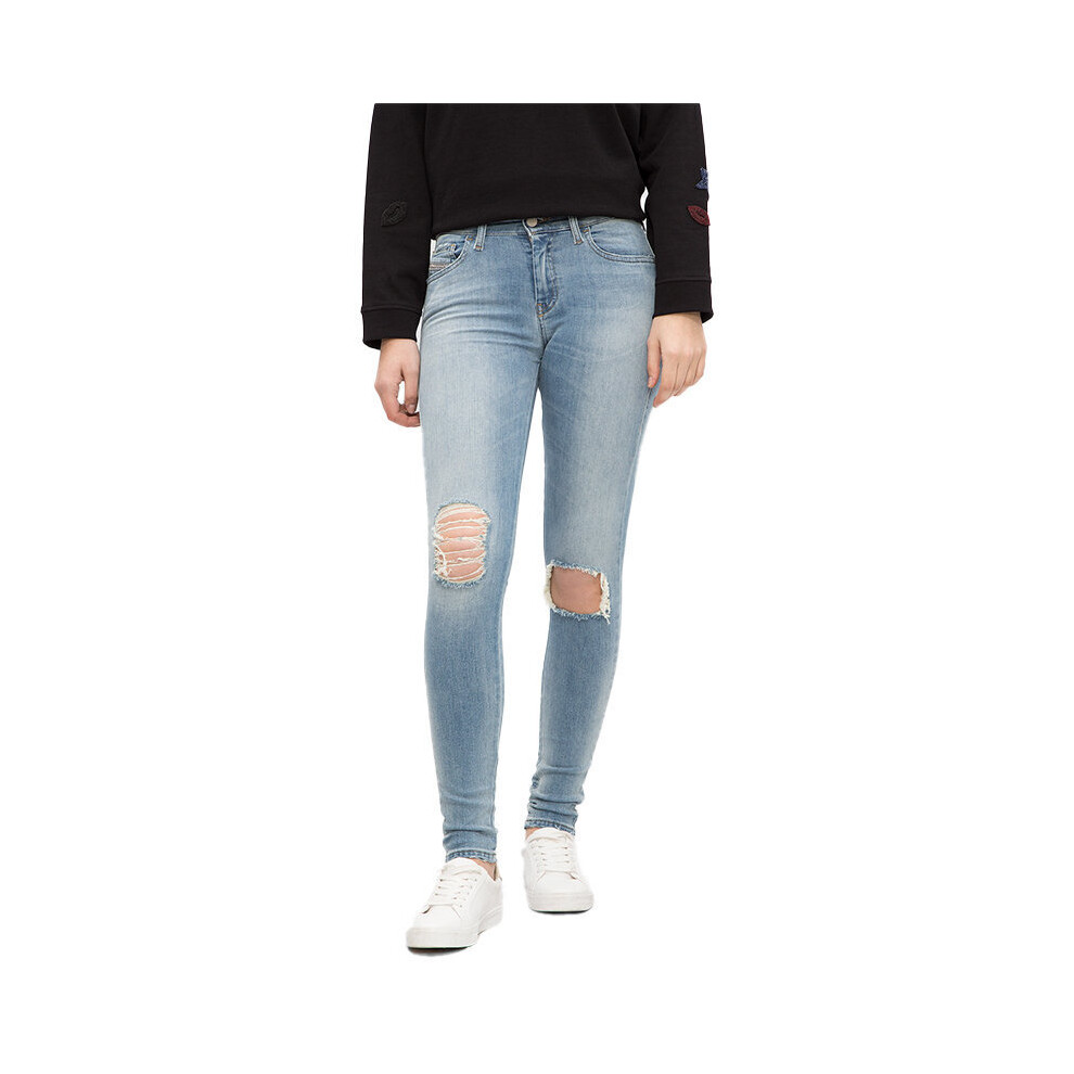 Diesel (W27 L32) Slandy 084Mt Womens Denim Jeans Distressed Trouser Casual Pant Italy Blue