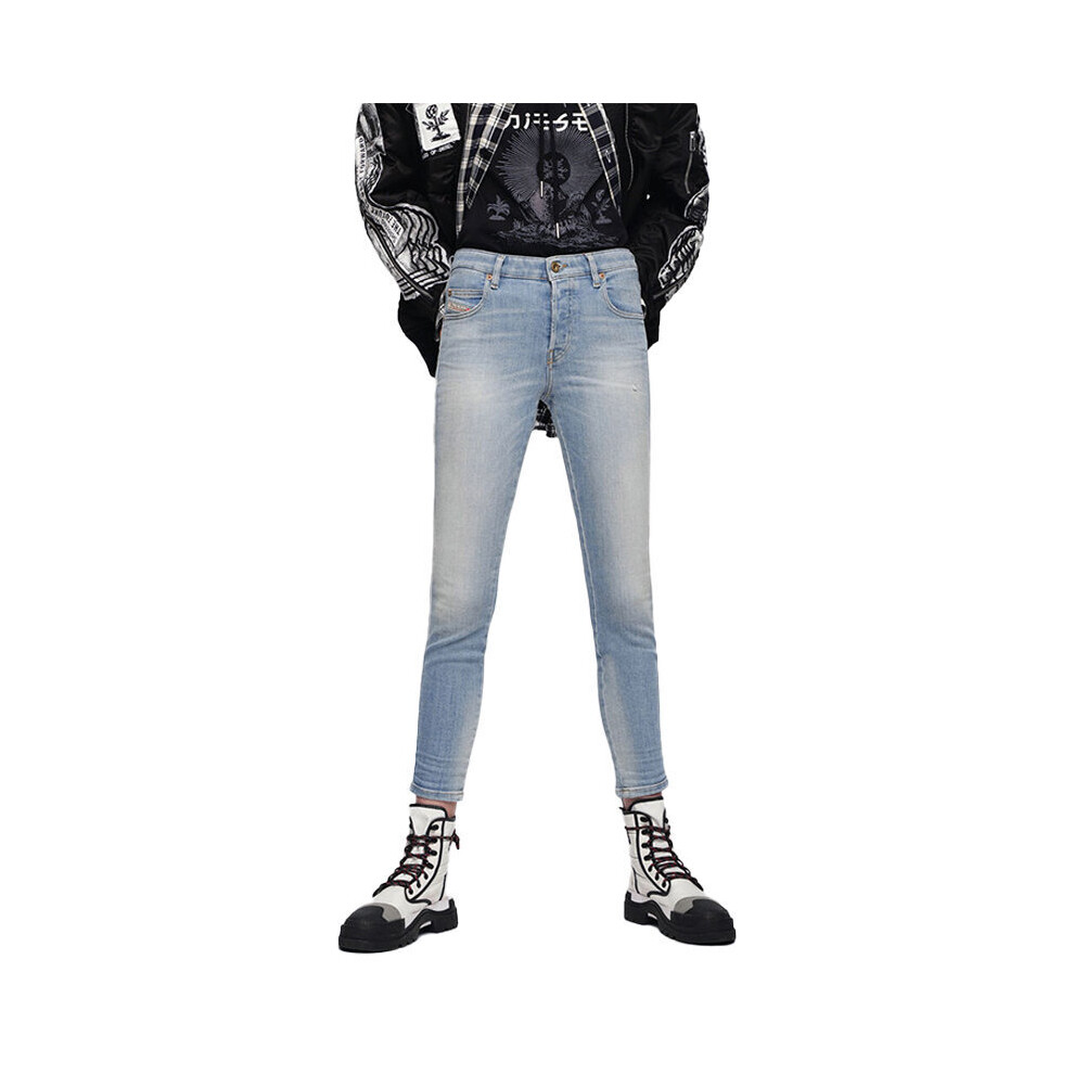 (W26 L32) DIESEL BABHILA 086AW Womens Denim Jeans Casual Slim Pants Skinny Trouser Italy