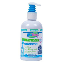 TruBaby Soothing Hair and Body Eczema Wash – Safe, Unscented Cleansing and Moisturizing Wash for Babies – Pediatrician…