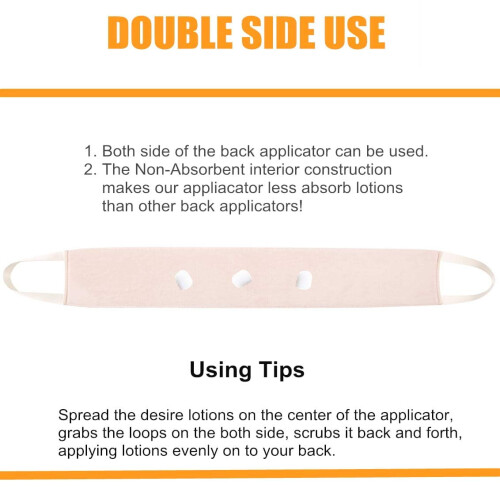EUPHNY Self Back Lotion Applicators - Lotion Applicators for Your Back Microfiber Self Tanning Back Applicator, Sunscreen Applicator for Tanning Lotio 2