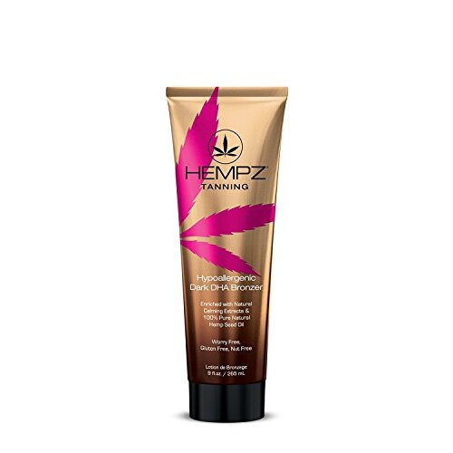 Hempz Dark DHA Bronzer, Hypoallergenisk, 9 Ounce