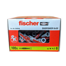 FISCHER DUOPOR 6x50mm (100 stk)