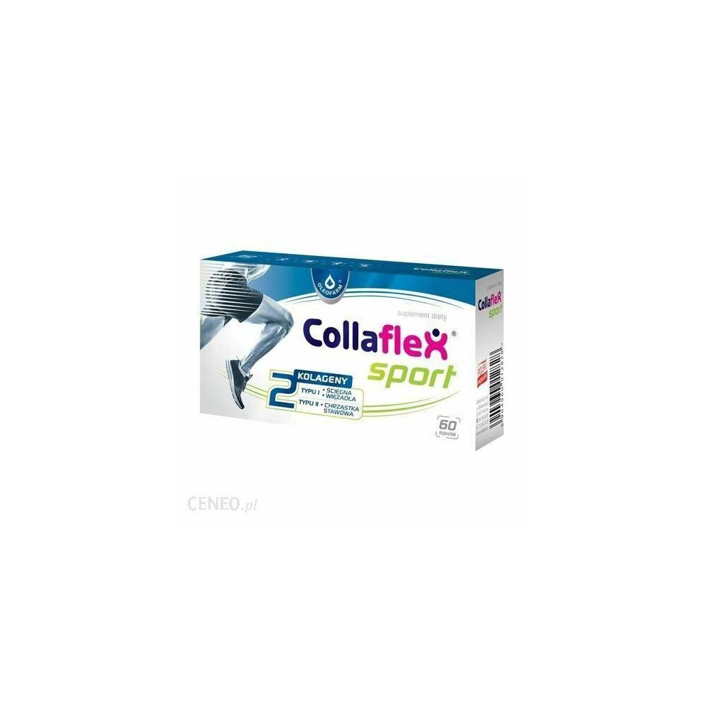 Sklep Polski Collaflex Sport Collagen + Chondroitin + Hyaluronic Acid + Vitamin C - 60 Capsules For Joints, Tendons And Cartilage