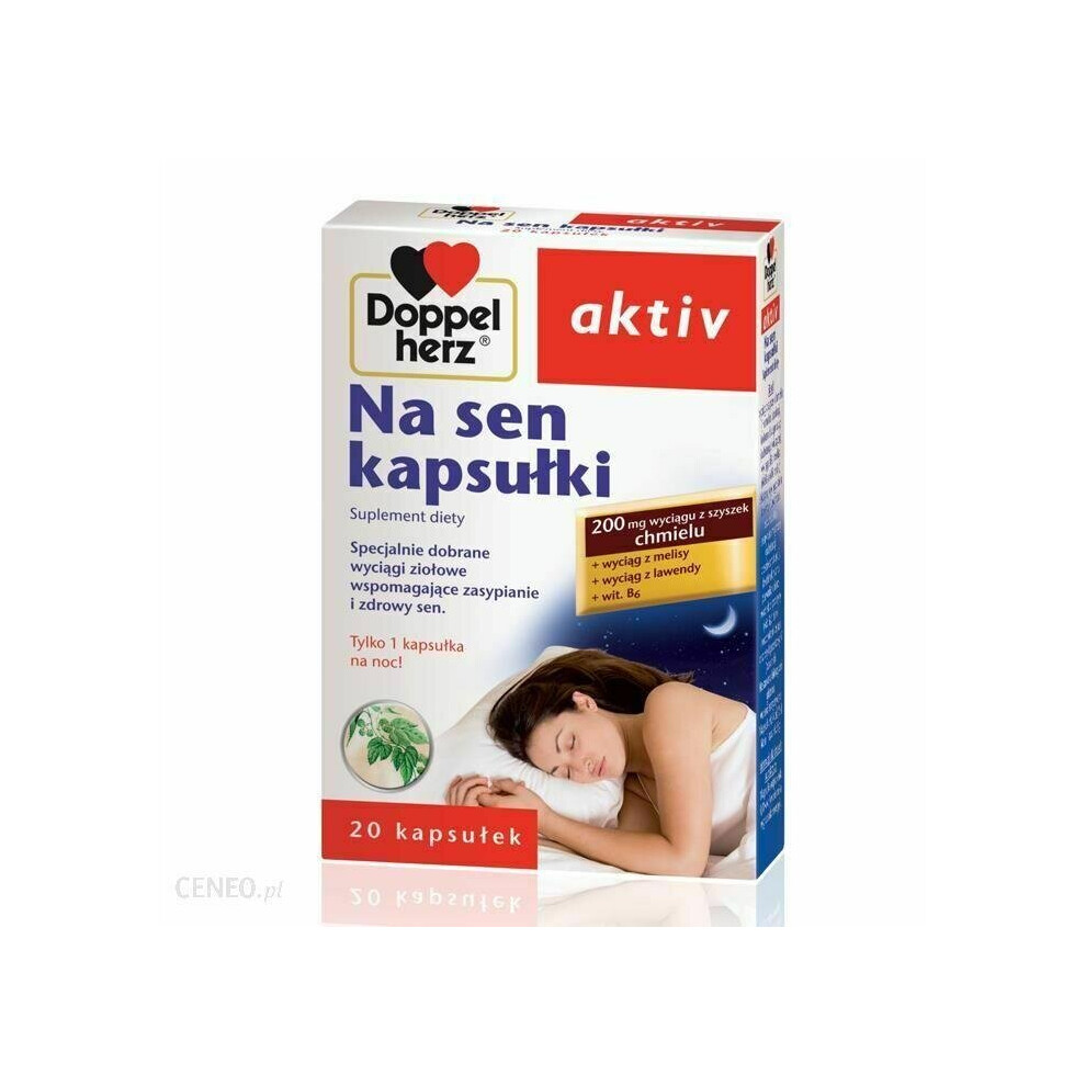 Sklep Polski Doppelherz Aktiv Na Sen 20 Kap Sleeping Pills Vitadiet Sennio Colfarm Olimp Avet