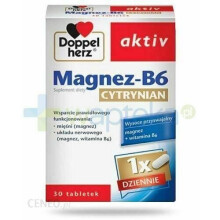 Doppelherz aktiv Magnez-B6 cytrynian 30 tab magnesium NEOMAG MENMAG VITALITE