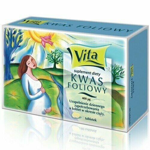 Kwas Foliowy Vita 30 tab OLIMP FOLIC ACID Pregnancy Planning Maternal