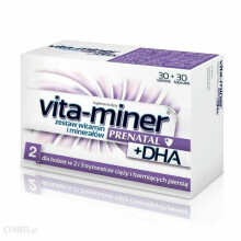 ACTI VITA-MINER PRENATAL + DHA 30 TABL. + 30 KAPS