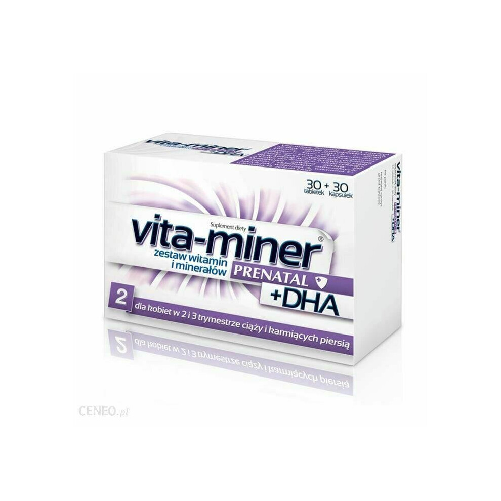 ACTI VITA-MINER PRENATAL + DHA 30 TABL. + 30 KAPS