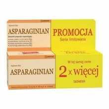 Asparaginian Magnezu Potasu Magnesium Potassium Aspartate 100 tablets