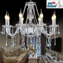 (8 Arms) 8006 Genuine K9 Crystal Chandelier Clear 2, 6, 8, 10, 15, 24, 32 ARMS