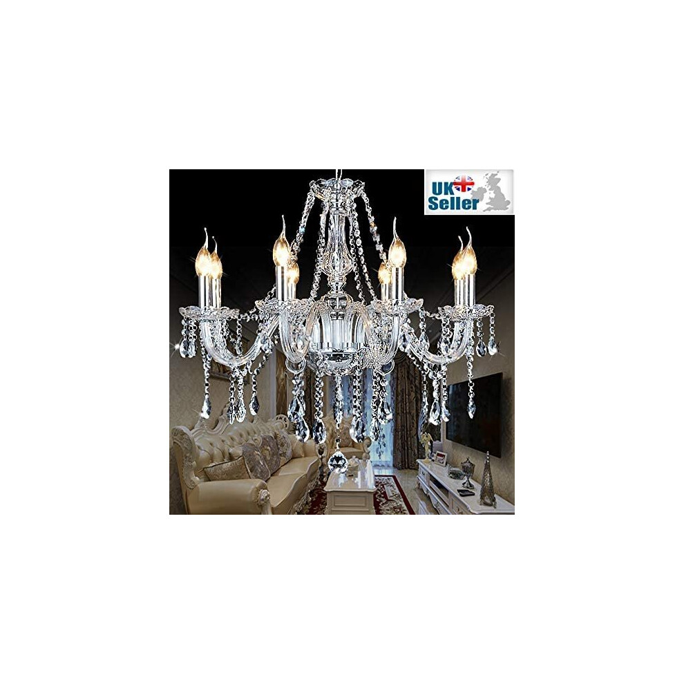 (8 Arms) 8006 Genuine K9 Crystal Chandelier Clear 2, 6, 8, 10, 15, 24, 32 ARMS