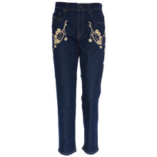 (W27 L26) DIESEL BLACK GOLD TYPE 1799 BG8YL Womens Denim Jeans Embroidery Blue Pant Italy