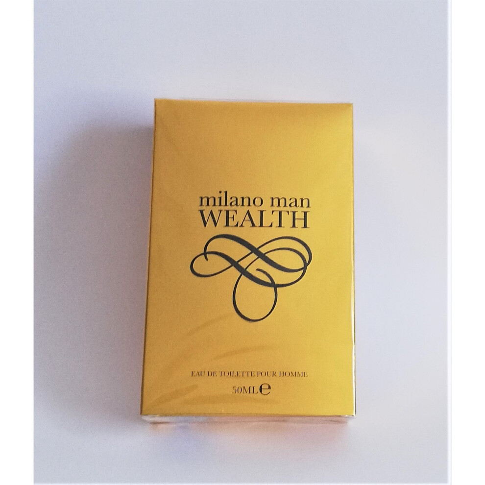 Milano Man WEALTH - Eau De Toilette -  Pour Homme 50ml