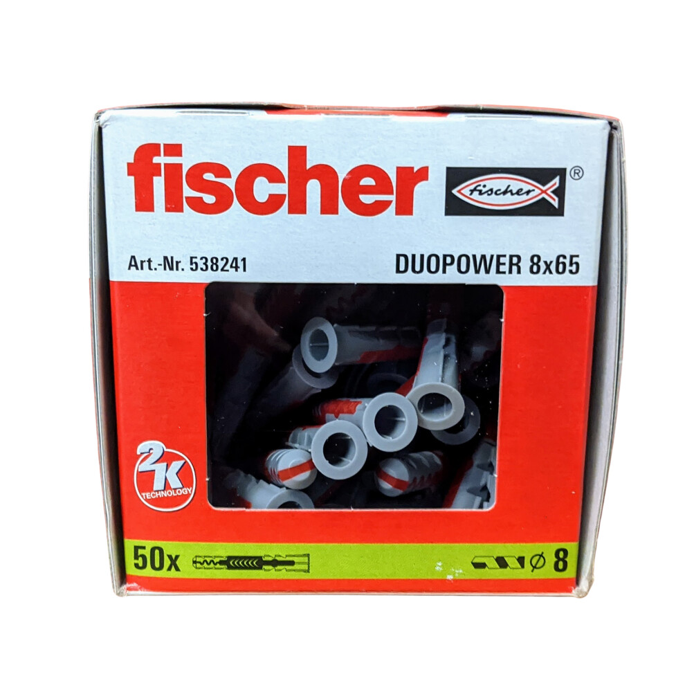 Fischer Duo Power L, 8 x 65 mm, 1 piece, 538241