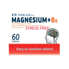 Magnez Witamina B6 Magnesium B6 Stress Free 60 Tab NEOMAG MENMAG VITALITE OLIMP