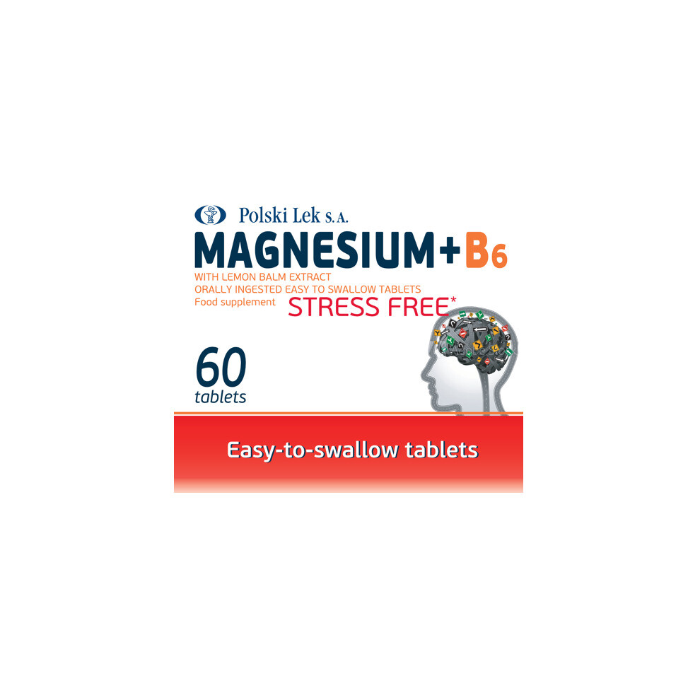 Sklep Polski Magnez Witamina B6 Magnesium B6 Stress Free 60 Tab Neomag Menmag Vitalite Olimp