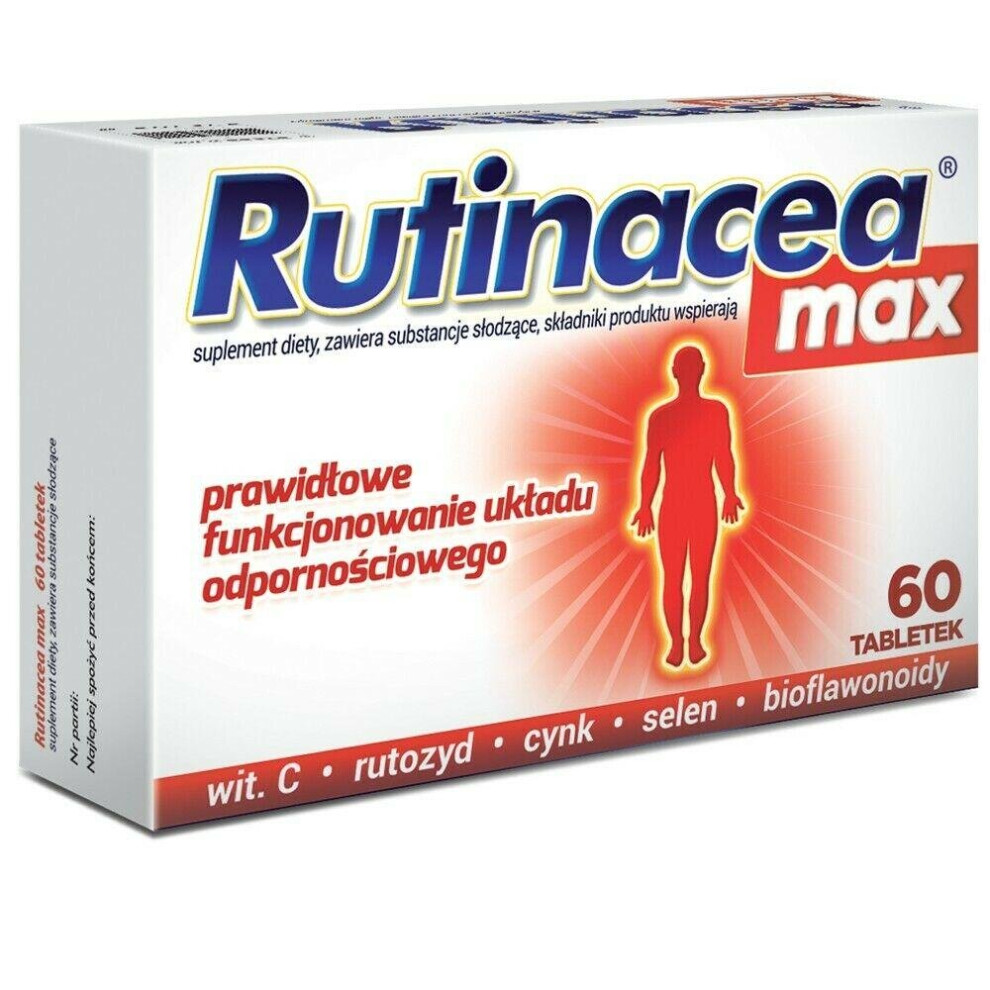 Rutinacea Max 60 tab support functioning of immune ukladu odpornosciowego OLIMP