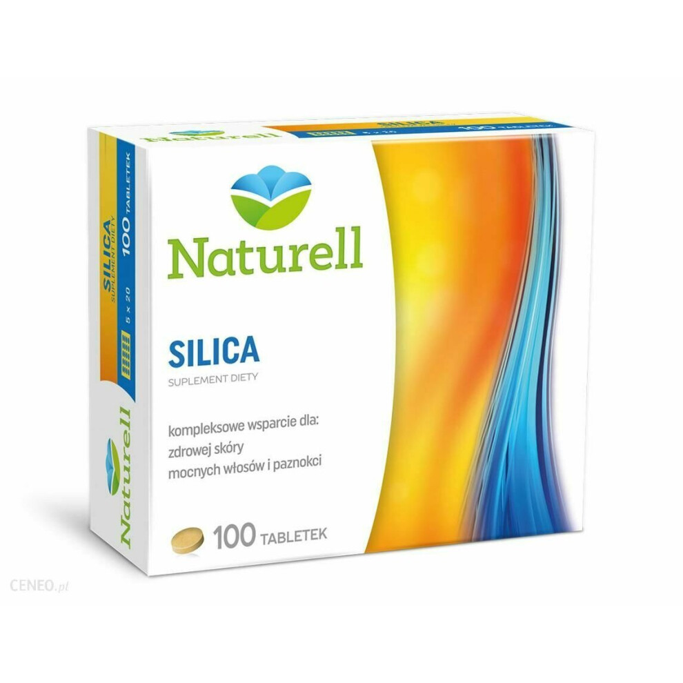 SILICA 100 tab Skrzyp polny biotyna cynk Healthy skin & hair BIOTEBAL MAXI KRZEM