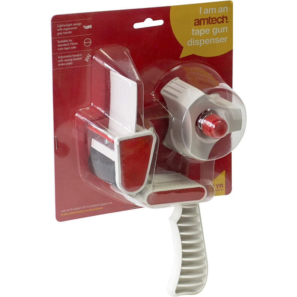 Heavy Duty Box Packing Tape Gun Dispenser Suitable For 75mm Core Tape Roll