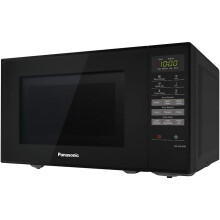 Panasonic NN-E28JBMBPQ Compact Solo Microwave Oven with Turntable, 20 Litres, Black