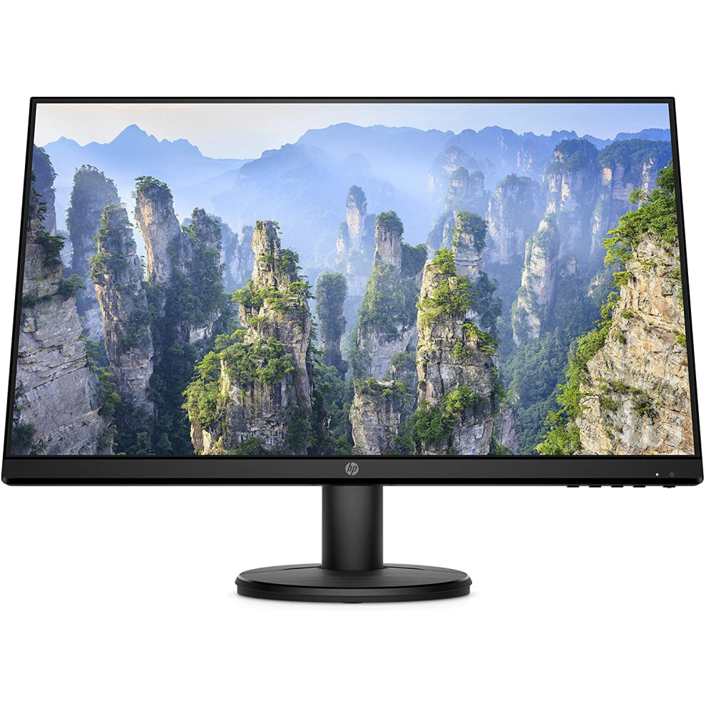 HP v24i Full HD Monitor (1920 x 1080) 23.8 Inch (1 VGA, 1 HDMI) - Black