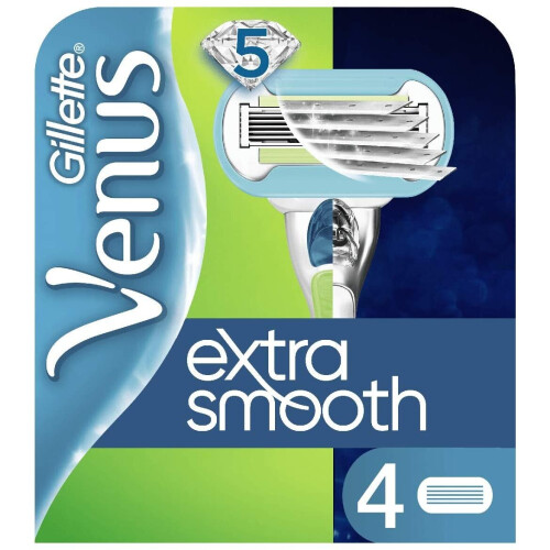 Gillette Gillette Venus Extra Smooth Ξυραφάκια για γυναίκες, πακέτο 4 λεπίδων αναπλήρωσης 1