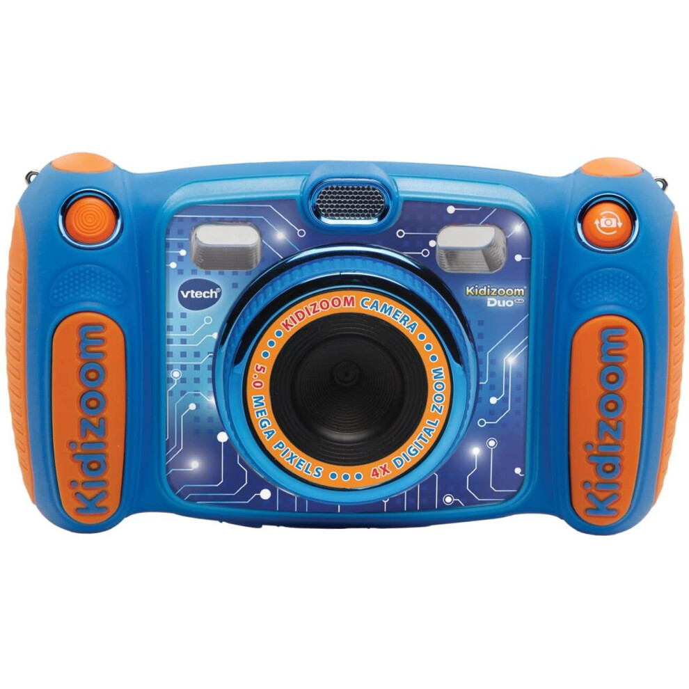 VTech Kidizoom Duo Camera 5.0|Digital Camera For Children |Electronic Toy Camera |Photos & Video For Kids Aged 3, 4, 5, 6, 7, 9 Years Old, Blue 