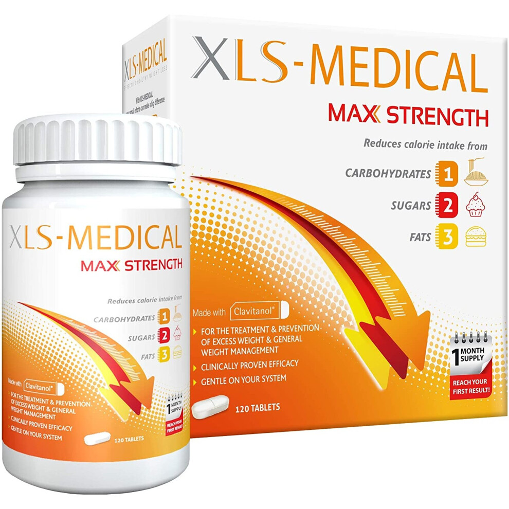 XLS Medical Max Strength Tablets, Pack 120 Tablets