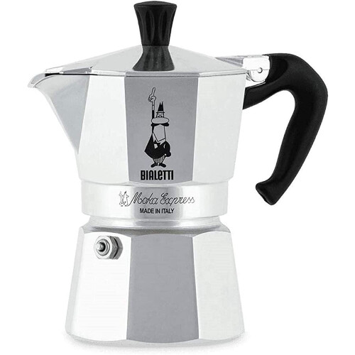 Bialetti Bialetti Moka Express Aluminium Stovetop Coffee Maker (3 Cup)