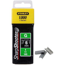 Stanley 29170845 1-TRA704T TRA7 Heavy-Duty Staple 6mm TRA704T Pack 1000, Yellow, Pack of 1000, Set of 1000 Pieces