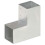 VidaXL vidaXL  Post Connector L Shape Galvanised Metal 91x91 mm 1