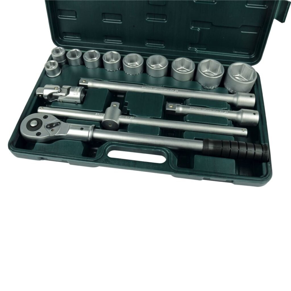 vidaXL BrÃ¢ÂÂÃÂºder Mannesmann 15 Piece Socket and Ratchet Spanner Set 3/4" 2065