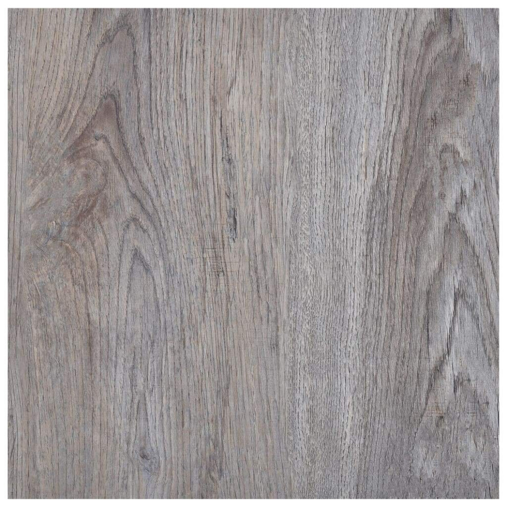 vidaXL Self-adhesive Flooring Planks 5.11sqm PVC Light Brown Laminate Floor