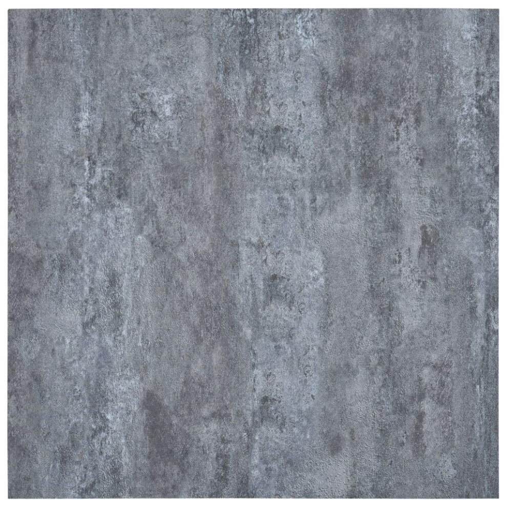 vidaXL Self-adhesive Flooring Planks 5.11sqm PVC Grey Marble Laminate Floor