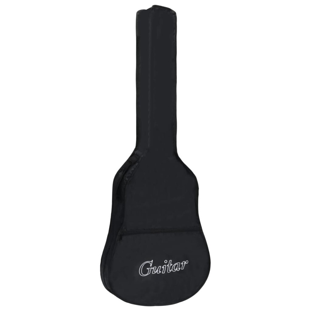 vidaXL Guitar Bag for 4/4 Classical Guitar Black Fabric Guitar Case Accessory