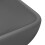 vidaXL Luxury Basin Rectangular Matt Dark Grey Ceramic Counter Top Wash Sink 5