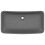 vidaXL Luxury Basin Rectangular Matt Dark Grey Ceramic Counter Top Wash Sink 3