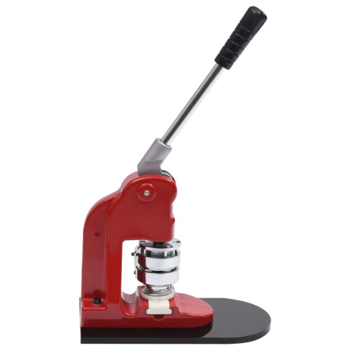 vidaXL Badge Maker Machine with Circle Cutter 37mm Button Punch Press Machine 2