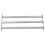 vidaXL 3x Adjustable Security Window Bars 710-1200mm Window Guard Home Office 2